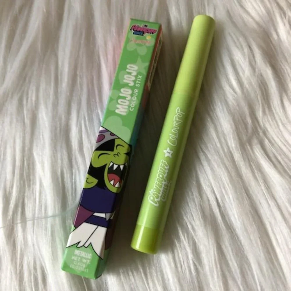 Powerpuff Girls x Colourpop Buttercup Hair Clips & Color Stick Set